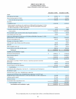- Consolidated Balance Sheets