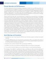 Director Education and Self-Assessment