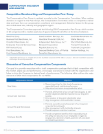 Competitive Benchmarking and Compensation Peer Group