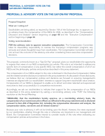 Proposal 2: Advisory Vote on the Say-On-Pay Proposal