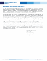 Householding of Proxy Materials